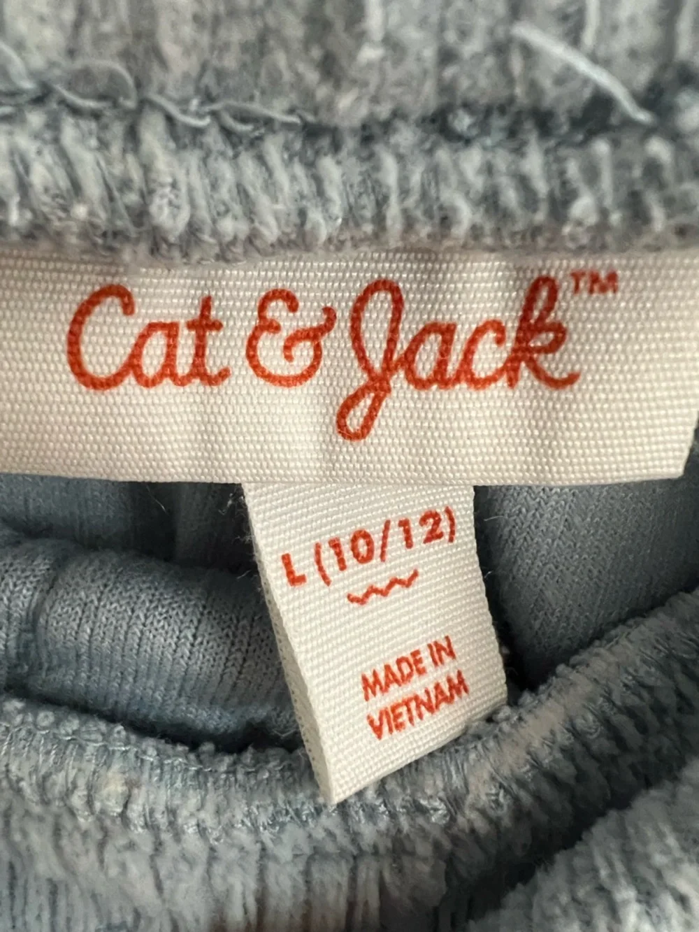Cat & Jack Light Blue Corduroy Cargo Joggers - Picture 6 of 10